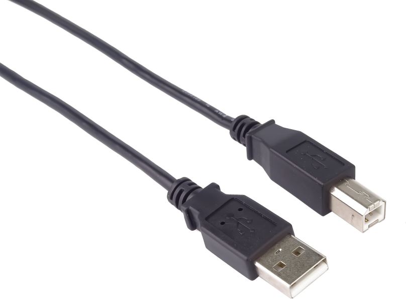 Datový kabel PremiumCord USB 2.0 propojovací A-B, 3m, černý