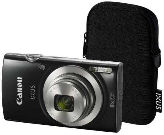 Digitální fotoaparát Canon IXUS 185 černý Essential Kit