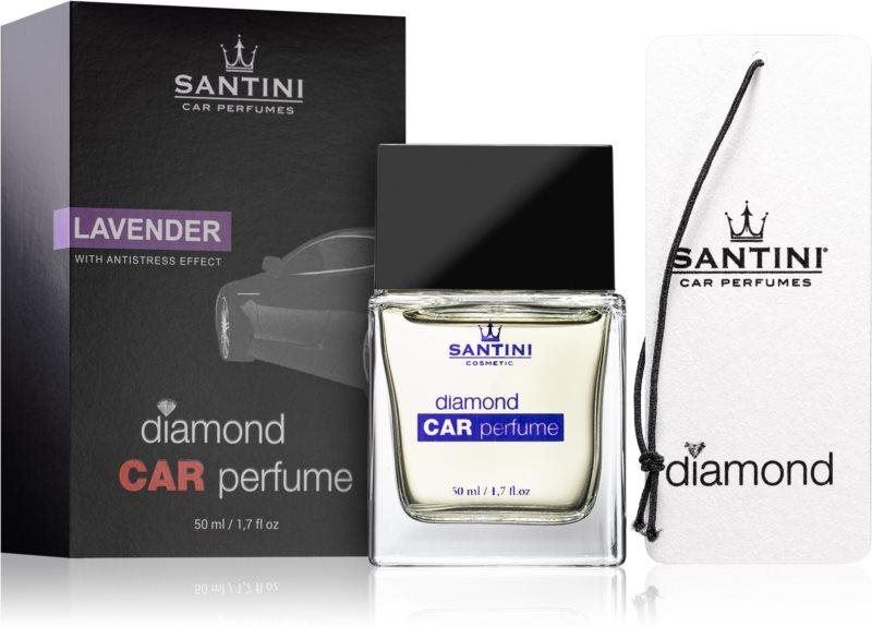 Vůně do auta SANTINI Vůně do auta - Diamond Lavender Antistress, 50ml