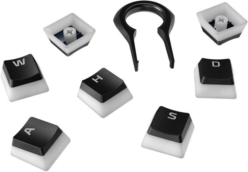 Náhradní klávesy HyperX Pudding Keycaps černé, US
