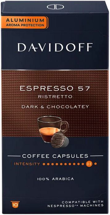 Kávové kapsle Davidoff Espresso 57 Ristretto 55g