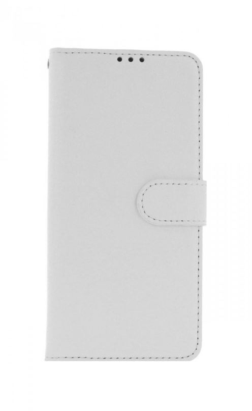 Pouzdro na mobil TopQ Vivo Y20s knížkové bílé s přezkou 67511