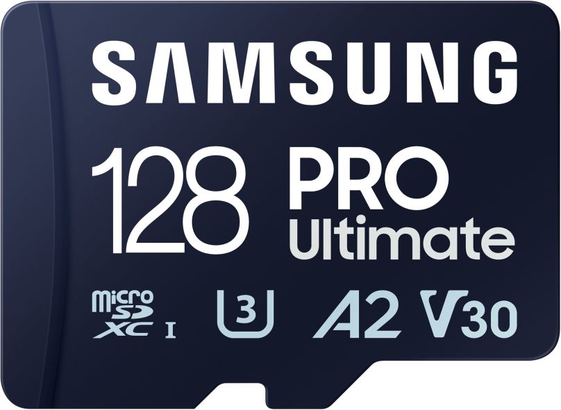 Paměťová karta Samsung MicroSDXC 128GB PRO Ultimate + SD adaptér