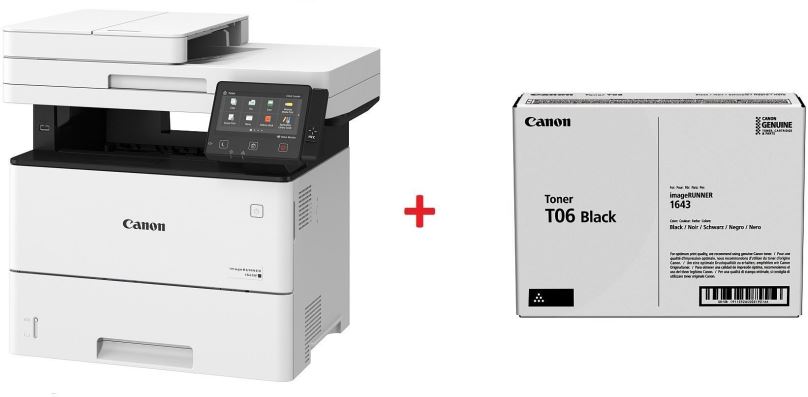 Laserová tiskárna Canon imageRUNNER 1643iF II + toner T06