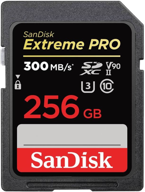 Paměťová karta SanDisk SDXC 256GB Extreme PRO UHS-II