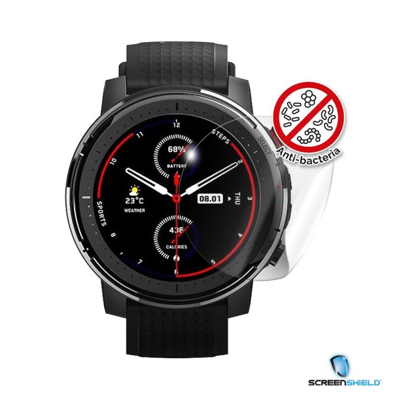 Ochranná fólie Screenshield Anti-Bacteria Amazfit Stratos 3 na displej