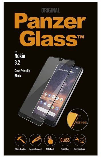 Ochranné sklo PanzerGlass Edge-to-Edge pro Nokia 3.2 černé