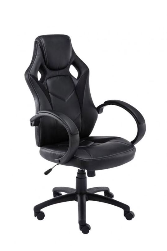 Kancelářská židle BHM GERMANY Magnus, černá / černá