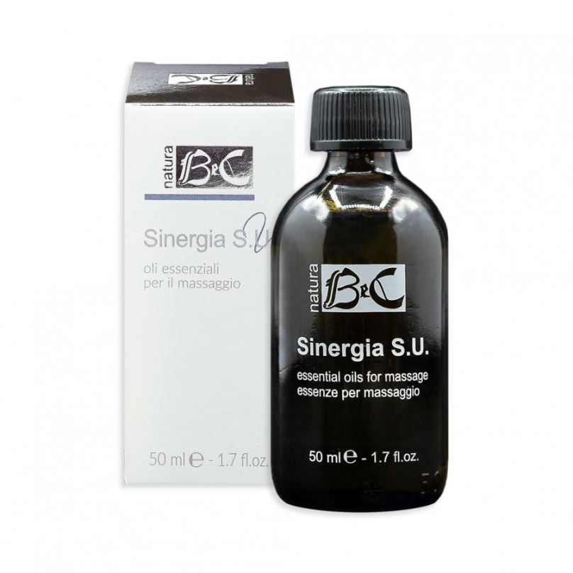 Esenciální olej BeC Natura Sinergia S.U.- Jemná směs 20 esenciálních olejů pro reflexologii a aromaterapii a masáže,