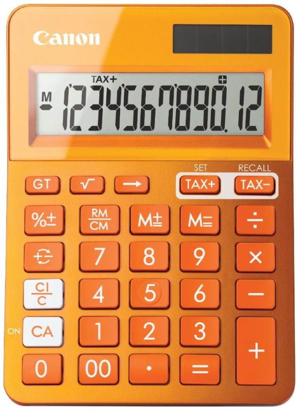 Kalkulačka CANON LS-123K oranžová