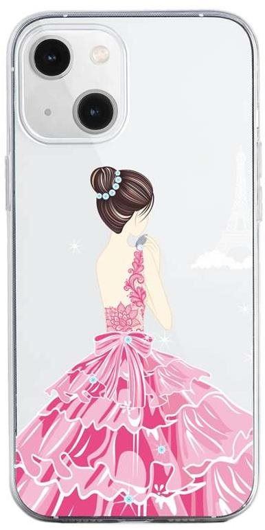 Kryt na mobil TopQ iPhone 13 mini silikon Pink Princess 64724
