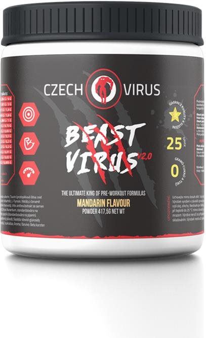 Anabolizér Czech Virus Beast Virus V2.0 417,5 g, mandarin