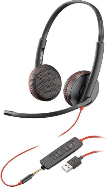 Sluchátka HP Poly Blackwire 3225 USB-A Headset