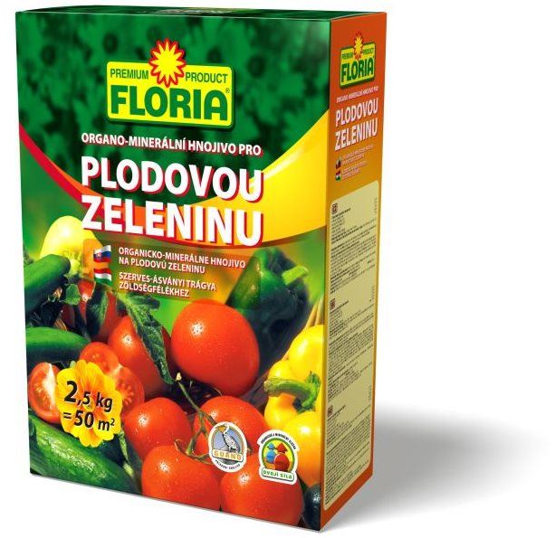 Hnojivo FLORIA Hnojivo - plodovou zeleninu 2,5 kg