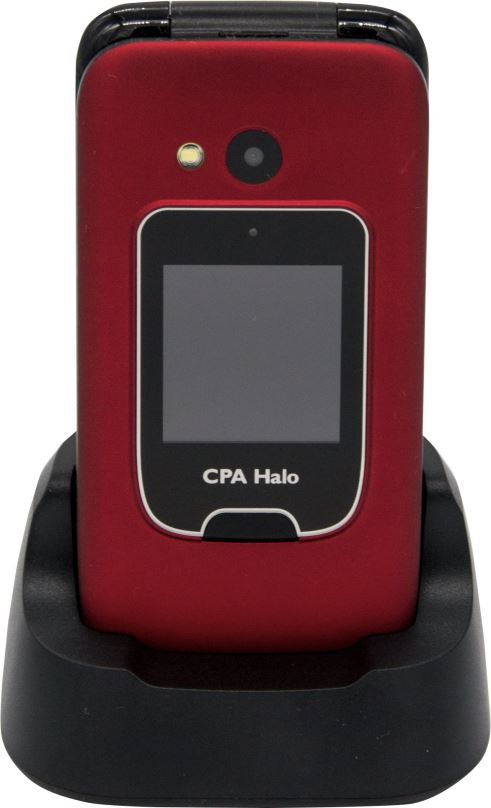 Mobilní telefon CPA Halo 15 Senior červený