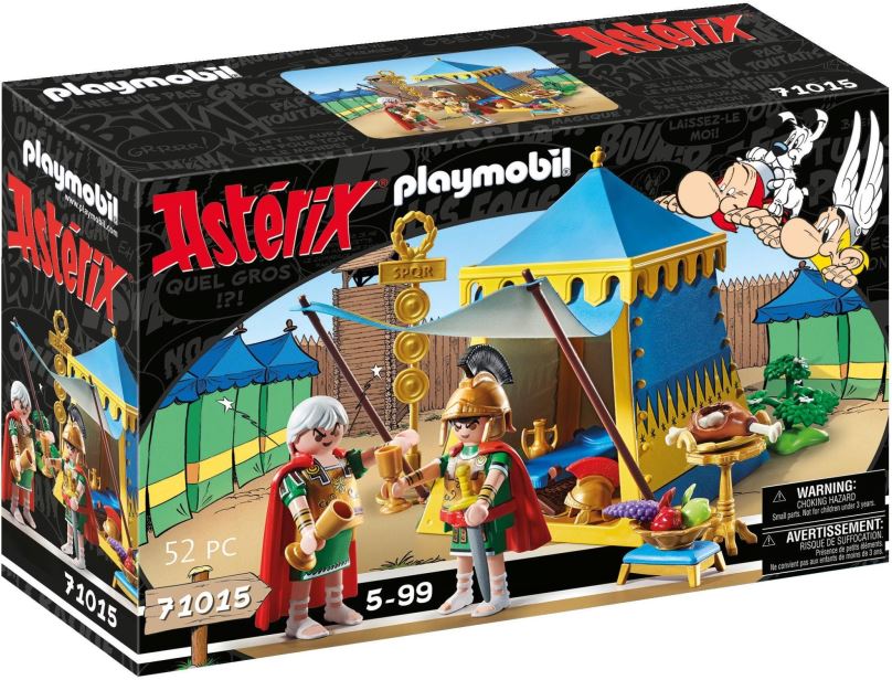 Stavebnice Playmobil 71015 Asterix: Velitelský stan s generály