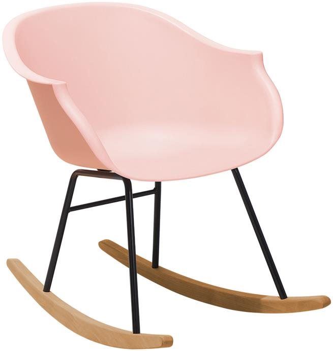 Křeslo Houpací růžová židle HARMONY, 101996