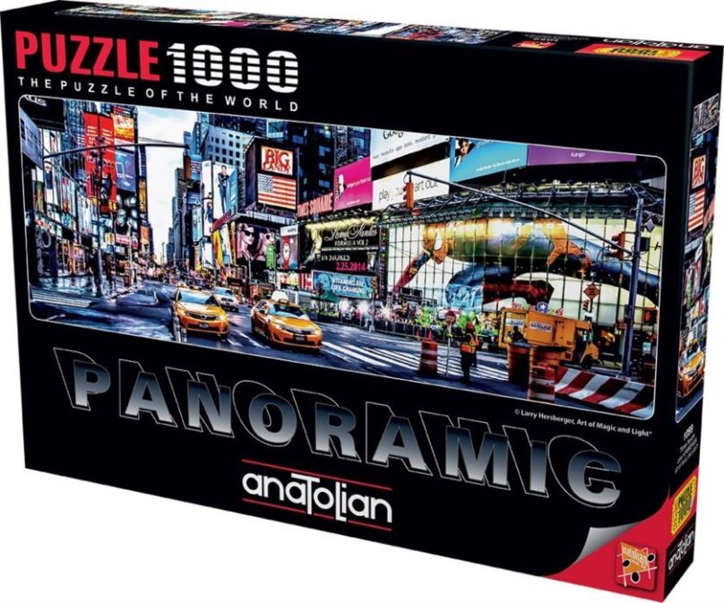 Puzzle Anatolian Panoramatické puzzle Times Square 1000 dílků