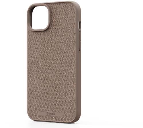 Kryt na mobil Njord Fabric MagSafe Case iPhone 15 Plus Pink Sand