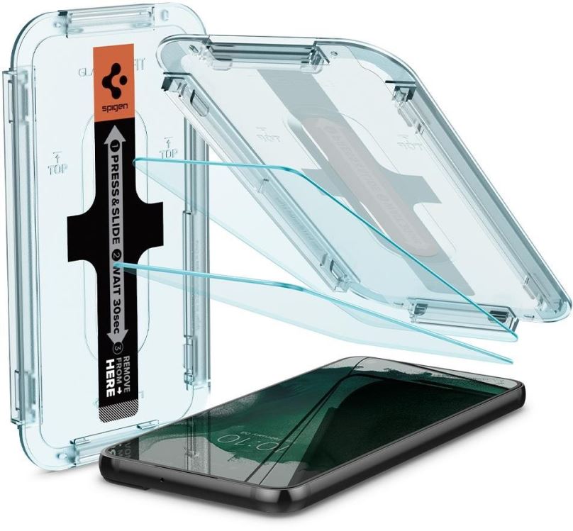 Ochranné sklo Spigen Glas.tR EZ Fit 2 Pack Samsung Galaxy S22+ 5G