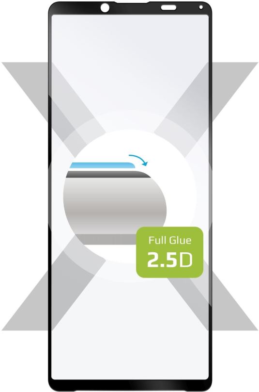 Ochranné sklo FIXED FullGlue-Cover pro Sony Xperia 10 III černé