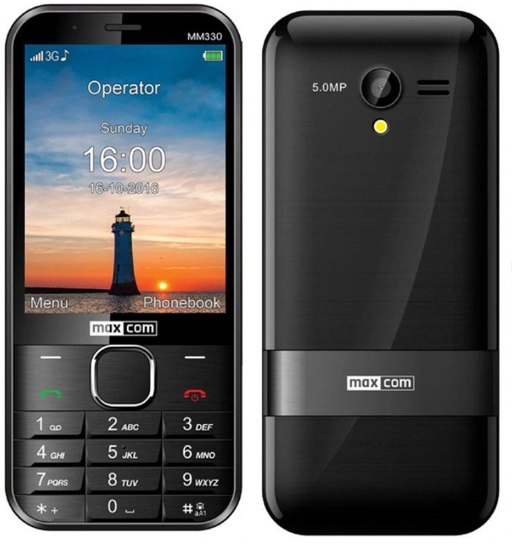 Mobilní telefon Maxcom MM330 černá