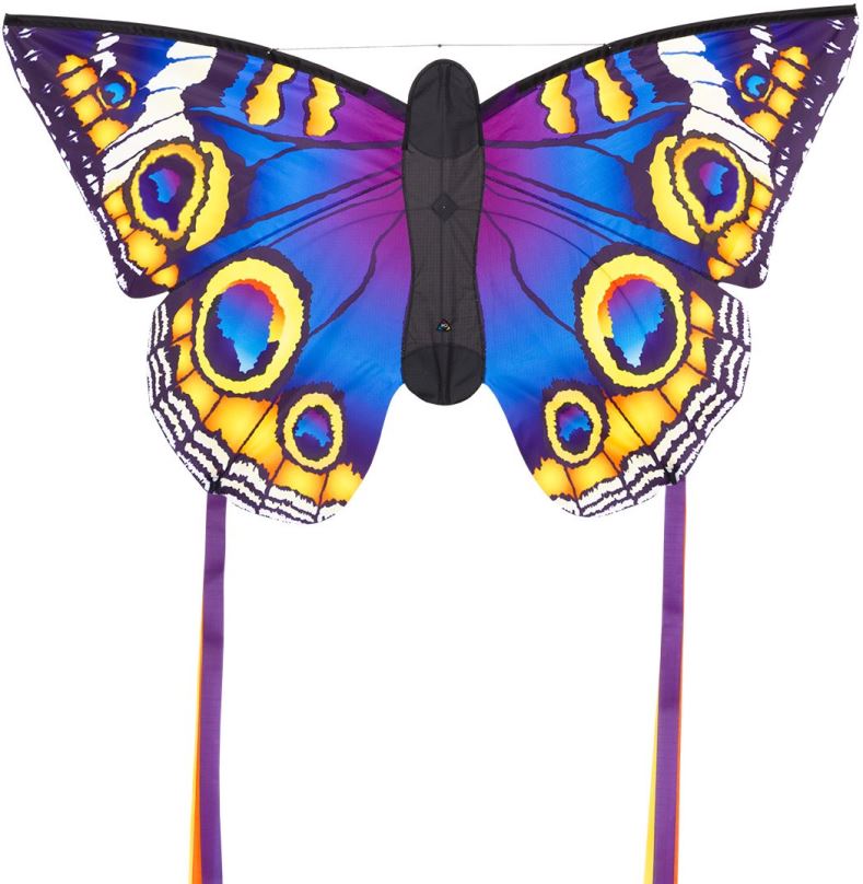 Létající drak Invento Motýl fialovo žlutý