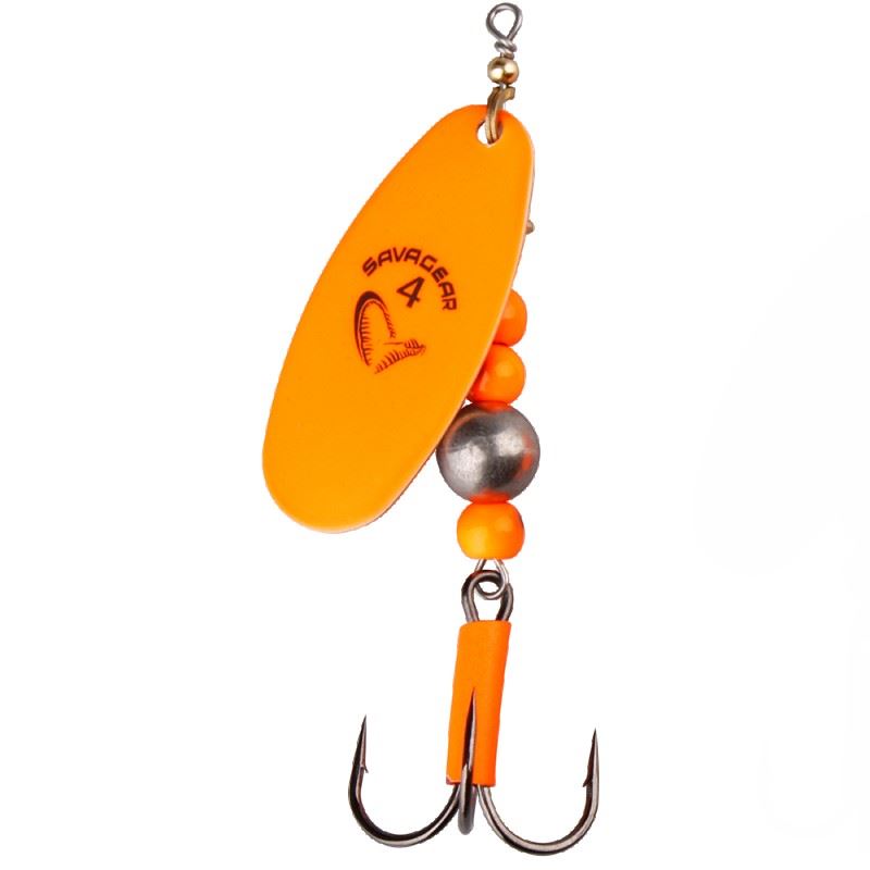 Savage Gear Třpytka Caviar Spinner Velikost 4 14g Fluo Orange