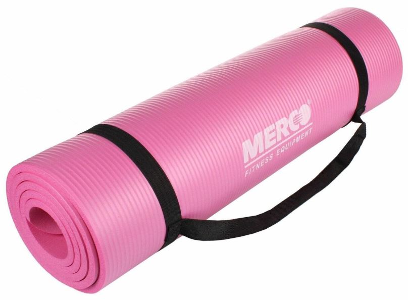 Podložka na cvičení Merco Yoga NBR 10 Mat růžová