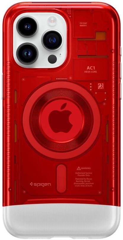 Kryt na mobil Spigen Classic C1 MagSafe ruby iPhone 15 Pro