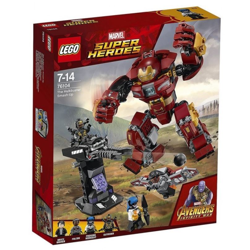 Stavebnice LEGO Super Heroes 76104 Střetnutí s Hulkbusterem