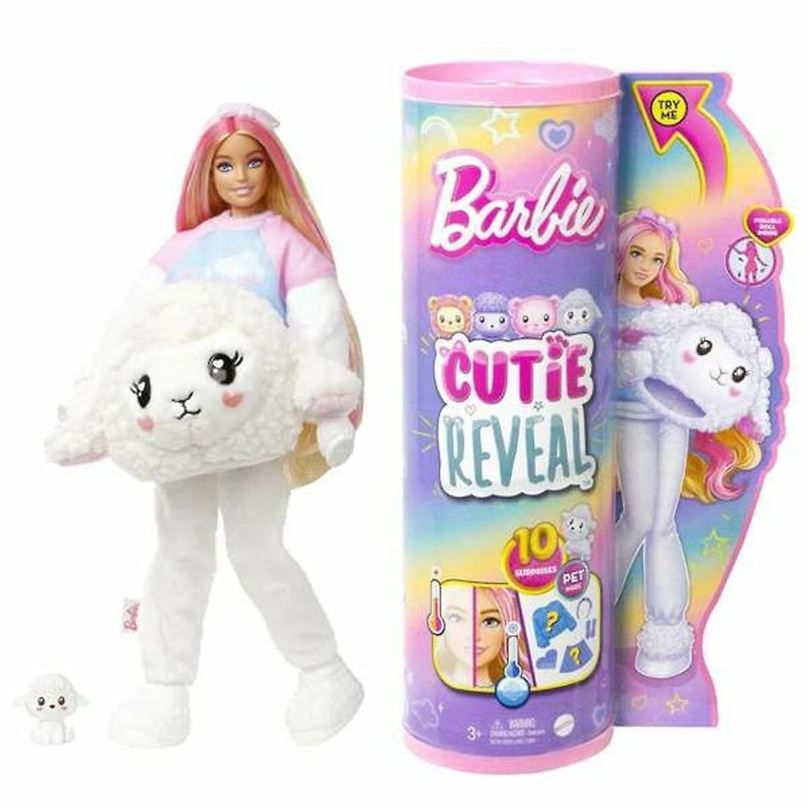 Panenka Barbie Cutie Reveal Barbie pastelová edice - Ovce