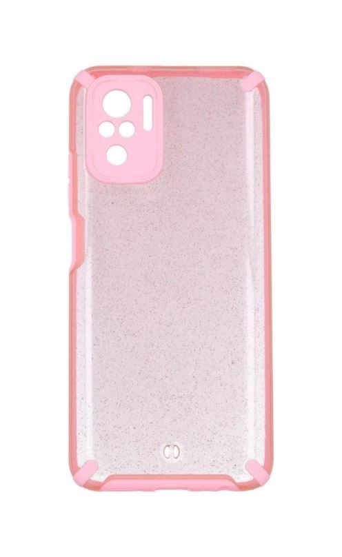 Kryt na mobil TopQ Kryt Xiaomi Redmi Note 10 Armor Glitter pevný růžový 63416