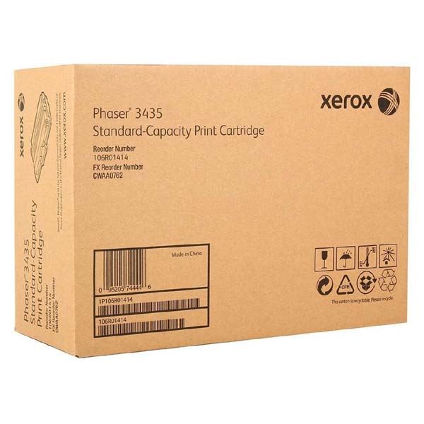 Xerox originální toner 106R01414, black, 4000str., Xerox Phaser 3435, O