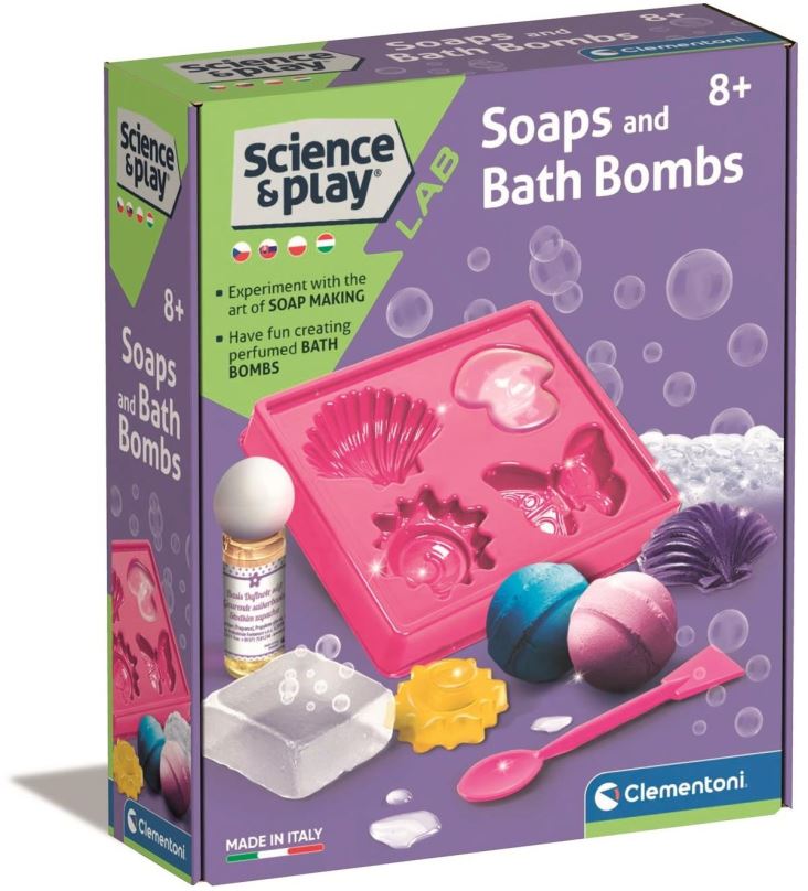 Výroba mýdel pro děti Mýdla a bomby do koupele