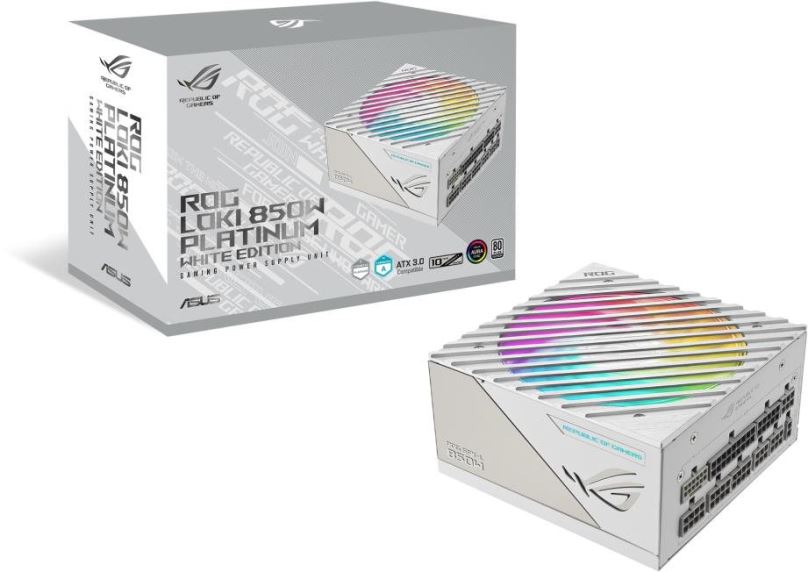 Počítačový zdroj ASUS ROG LOKI SFX-L 850W Platinum White Edition