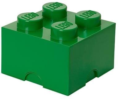 Úložný box LEGO Úložný box 250 x 250 x 180 mm - tmavě- zelený