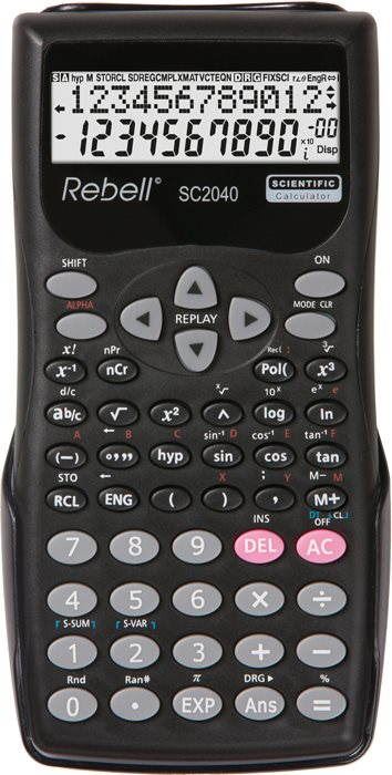 Kalkulačka REBELL SC2040 černá