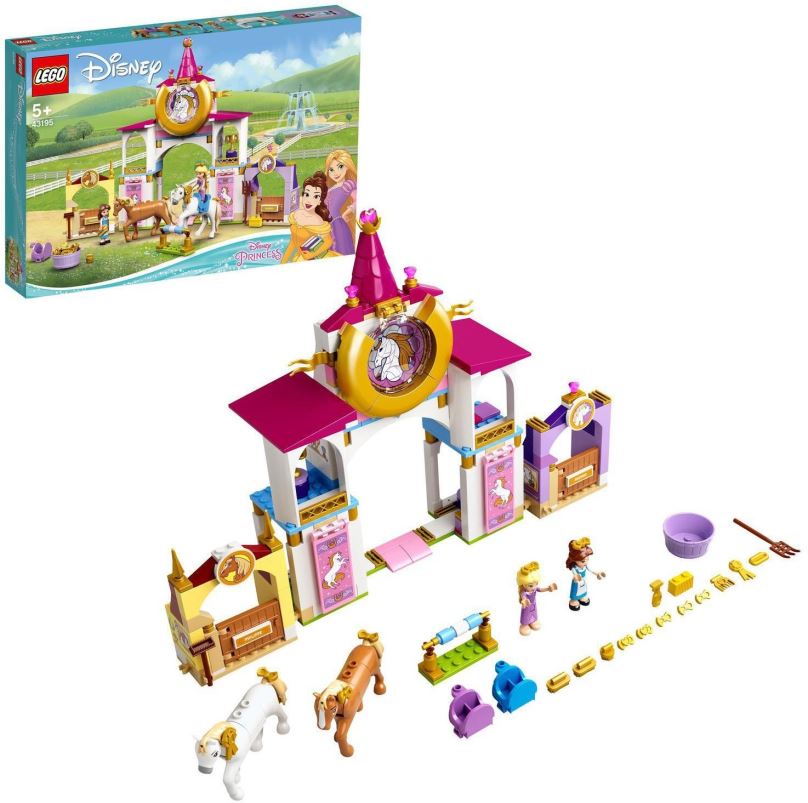 LEGO stavebnice LEGO® I Disney Princess™ 43195 Královské stáje Krásky a Lociky