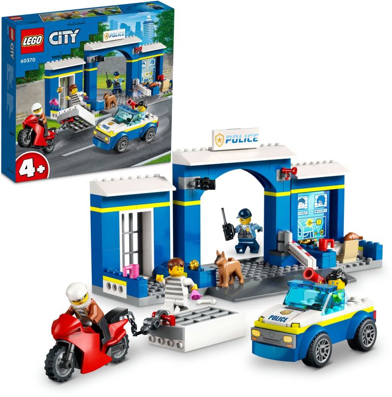 LEGO stavebnice LEGO® City 60370 Honička na policejní stanici