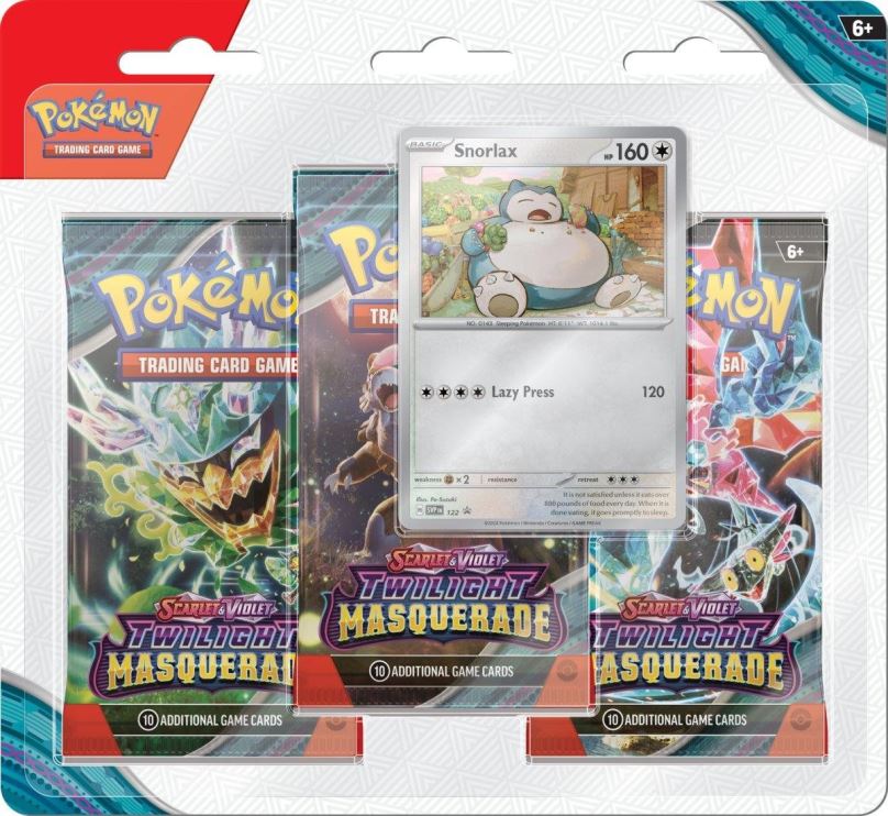 Pokémon TCG: SV06 Twilight Masquerade - 3 Blister Booster