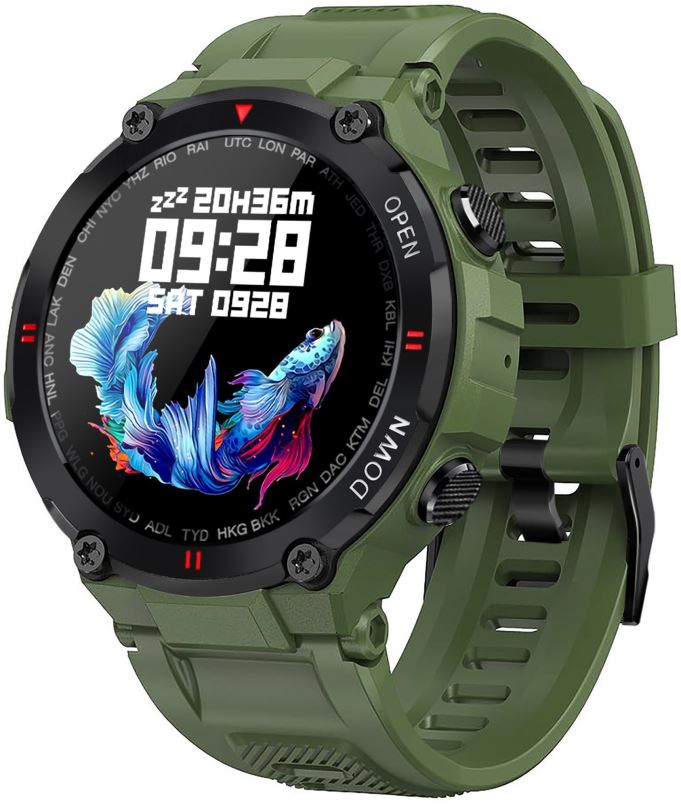 Chytré hodinky WowME Gladiator army green