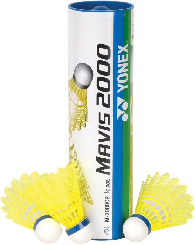 Badmintonový míč Yonex Mavis 2000 žluté/střední