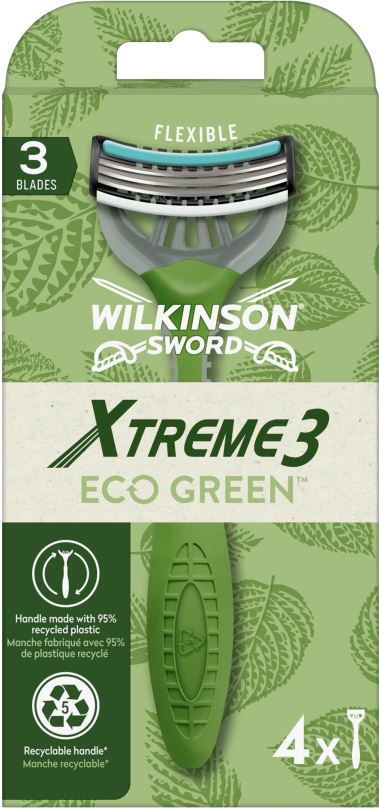 Holítka WILKINSON Xtreme3 ECO Green 4 ks