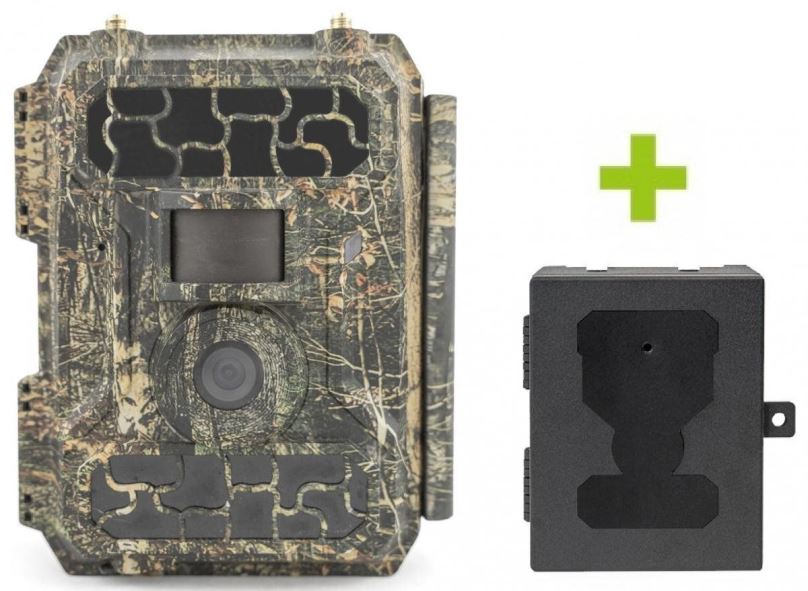 Fotopast OXE Panther 4G a kovový box + 32GB SD karta, SIM karta a 12 ks baterií ZDARMA!