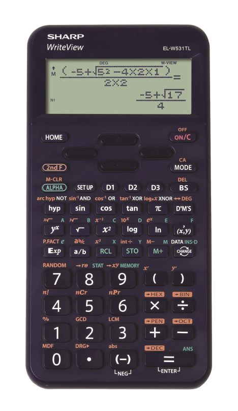 Kalkulačka SHARP EL-W531TL modrá
