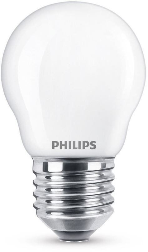 LED žárovka Philips LED Classic kapka 2.2-25W, E27, Matná, 2700K