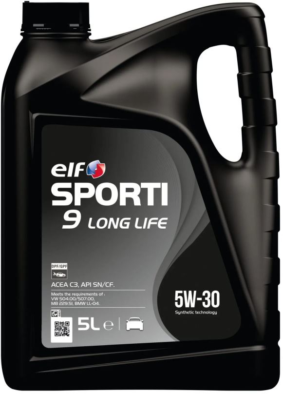 Motorový olej ELF SPORTI 9 Long Life 5W30 5L