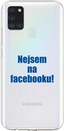 Kryt na mobil TopQ Samsung A21s silikon Nejsem na Facebooku 52117