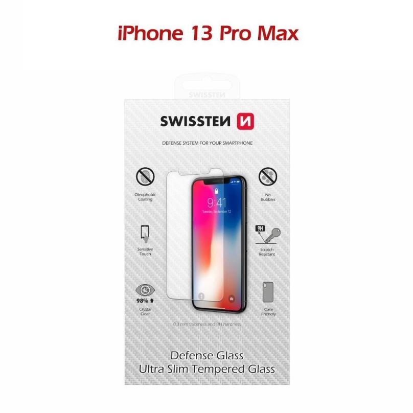 Ochranné sklo Swissten pro Apple iPhone 13 Pro Max